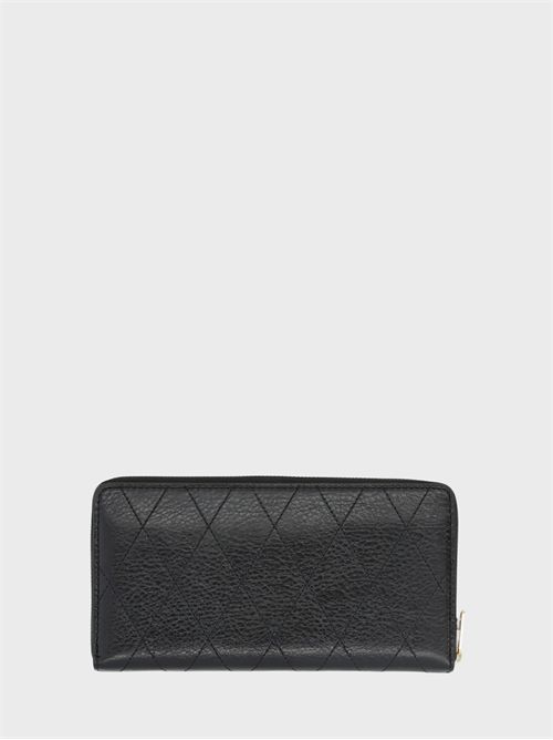Charlie Quilted Pebbled Leather Continental Zip Wallet TORY BURCH | 186047001